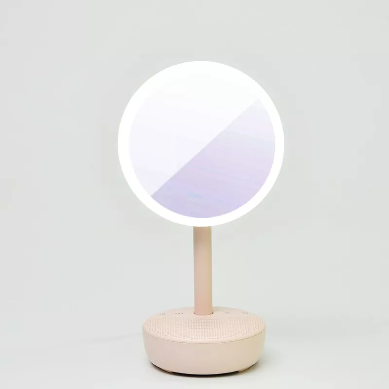블루투스 스피커가 장착된 LED 거울